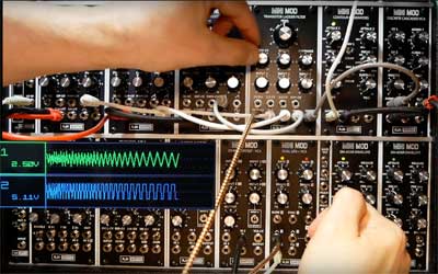 AJH Synth MiniMod System Dual LFO VCA