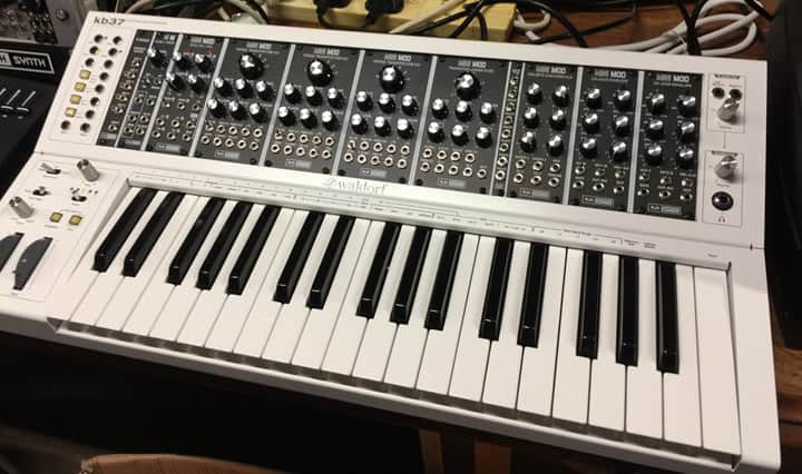 AJH Synth MiniMod Modules in Waldorf kbd37