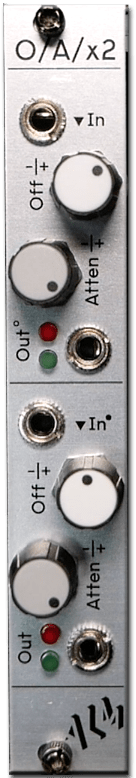 ALM010 O/A/X2 Module Review. Eurorack Attenuverter 